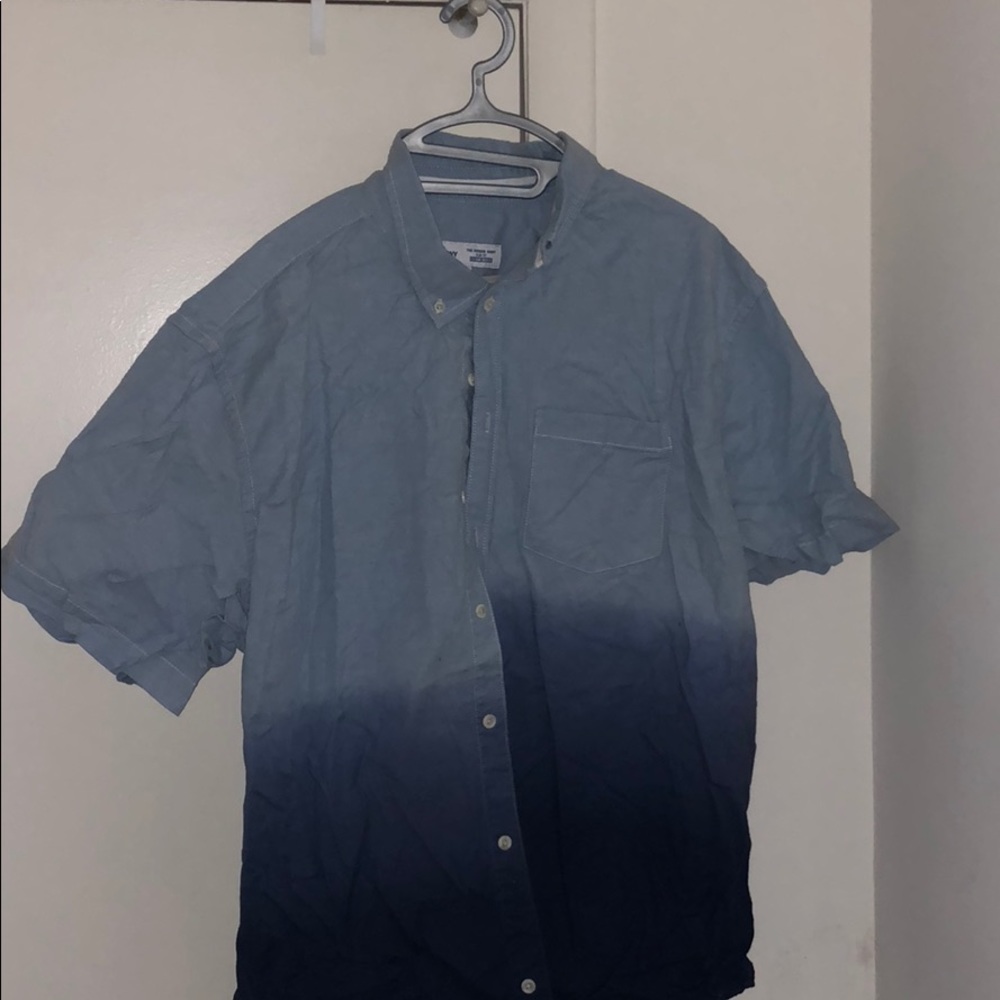Color Fade Old Navy Short Sleeve Button Down